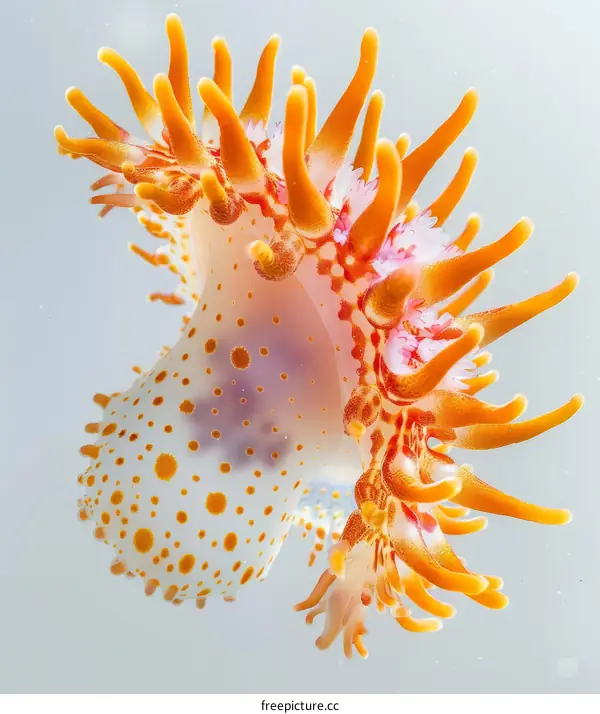 Orange-dotted dendronotid nudibranch