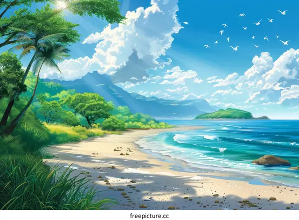 Tropical Paradise Island Getaway