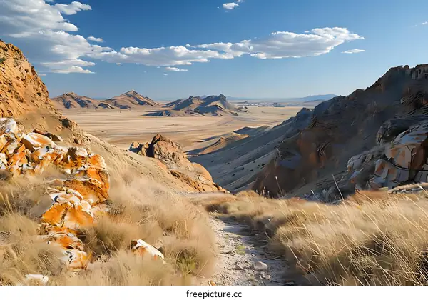 Desert Mountain Landscape Trail