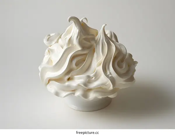 Bowl of Meringue Dessert