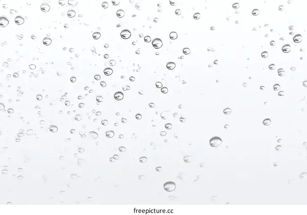 Water Droplet Patterns on a Surface