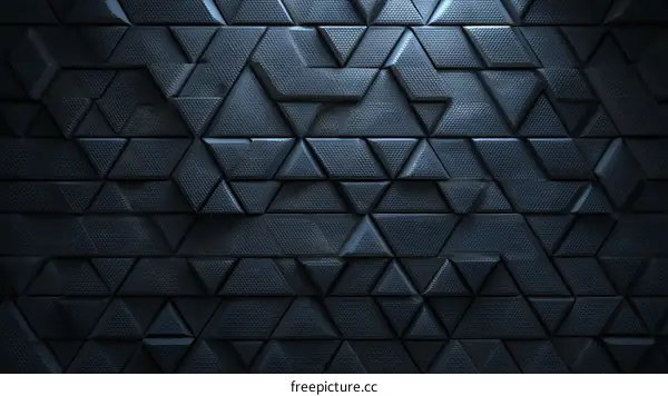 Abstract Geometric Triangles Pattern Background