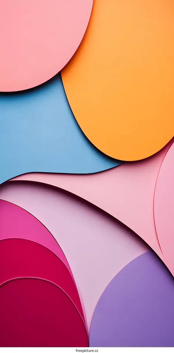 Abstract Colorful Paper Background Design