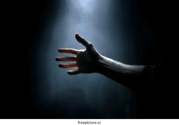 Reaching Hand in the Darkness