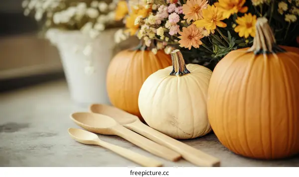 Autumn Harvest Thanksgiving Decorative Pumpkins