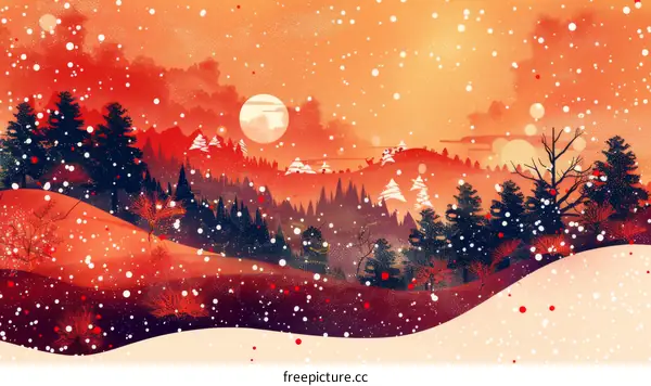 Snowy landscape