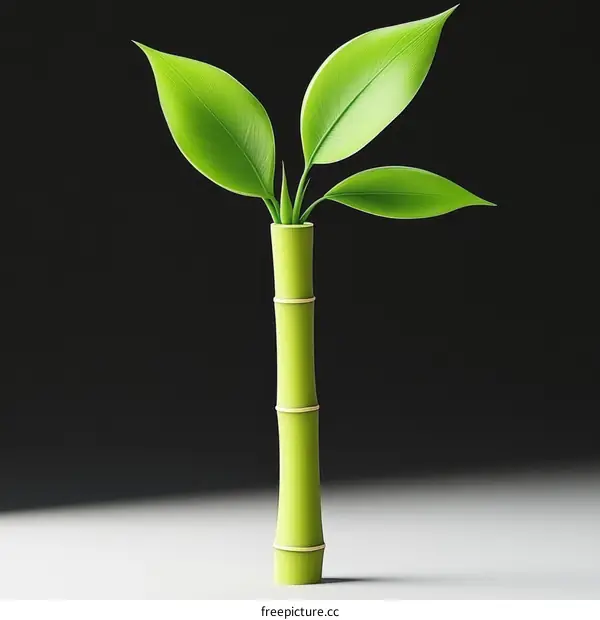 Fresh Bamboo Plant Illustration