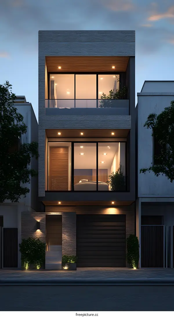 Modern House Exterior Design with Minimalist Style