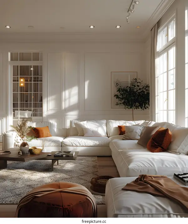 A living room in Ikea style