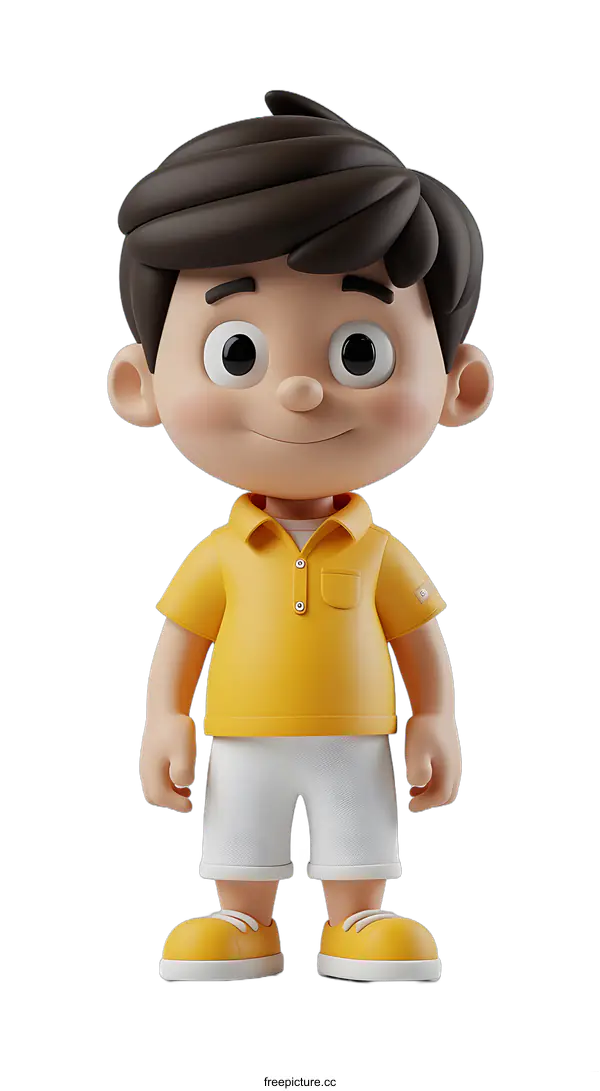 [Transparent Background PNG]Cartoon Boy Character Design Illustration