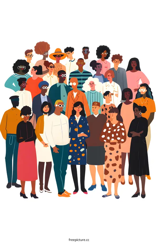 Diversity Inclusion Group of People Together