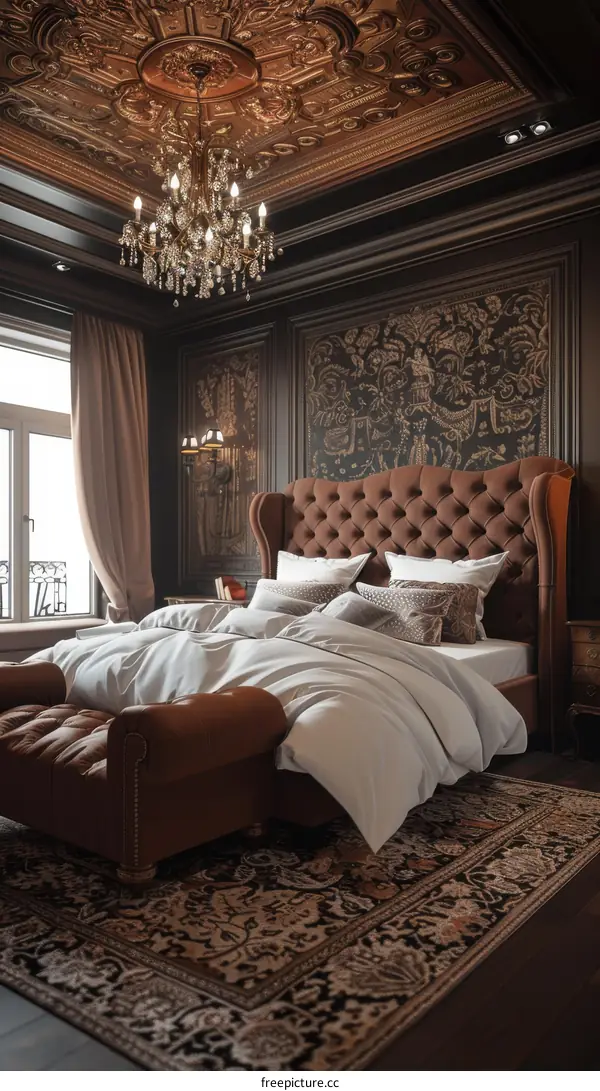 European luxury bedroom