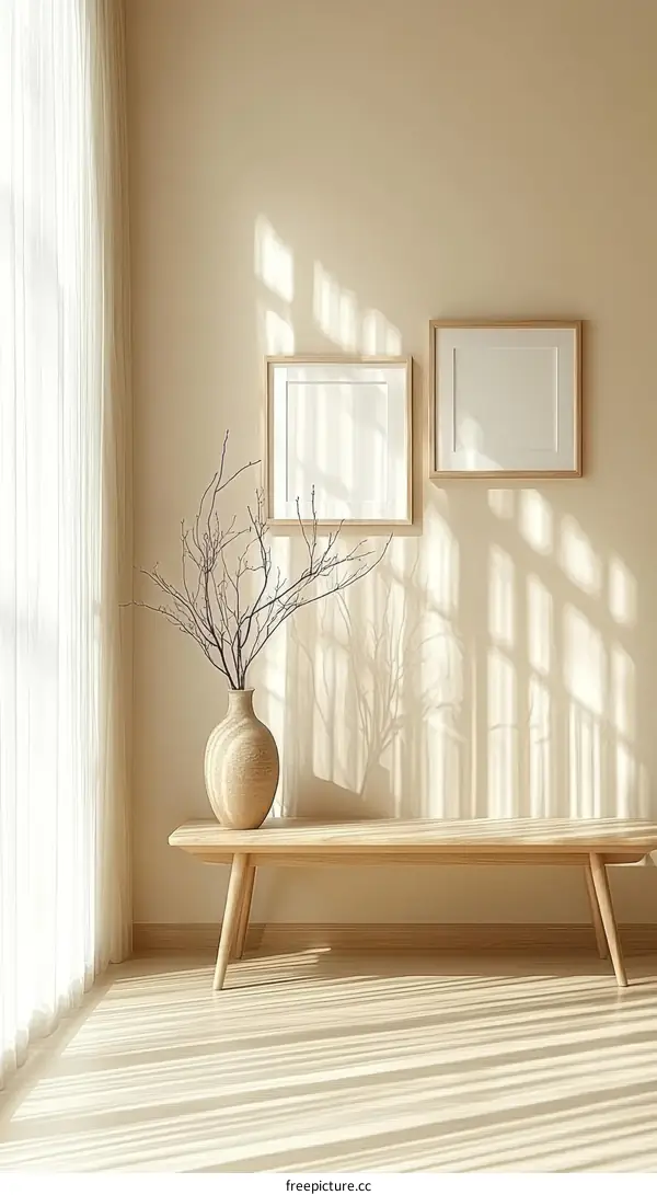 Stylish Minimalist Interior Design with Natural Light