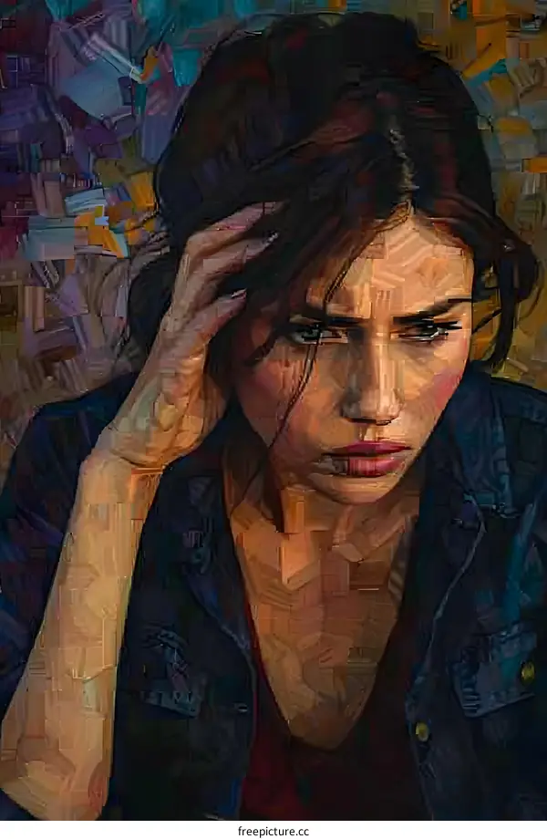 portrait of a young beautiful woman