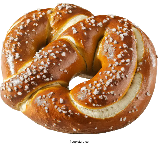 [Transparent Background PNG]Delicious and Crispy Pretzel
