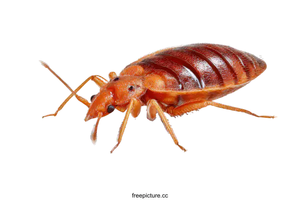 [Transparent Background PNG]Close Up Image of Bed Bug