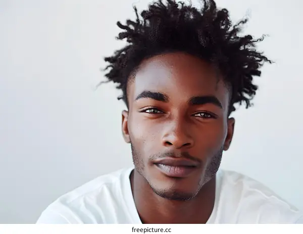 portrait of a young african american man