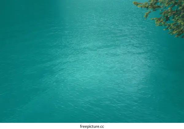 Serene Turquoise Lake Surface
