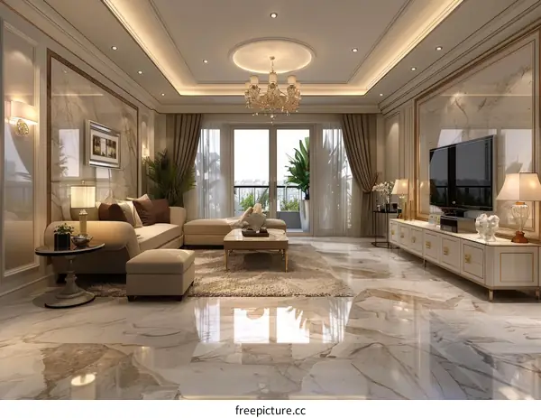 Luxurious living room