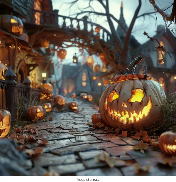 Halloween Pumpkin Street