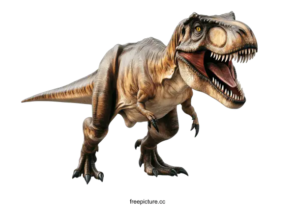 [Transparent Background PNG]Tyrannosaurus Rex Illustration Isolated on White Background