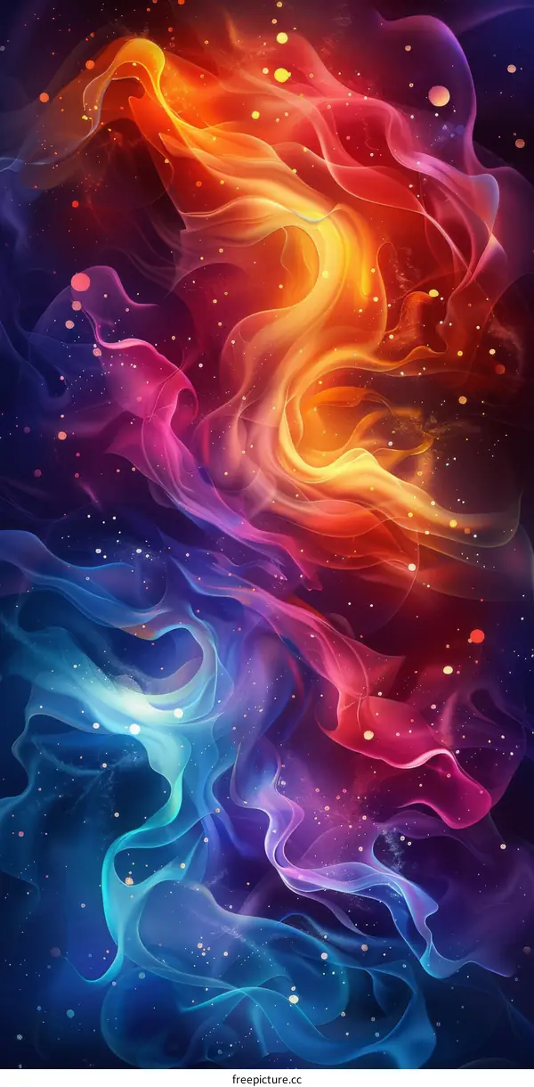 Colorful abstract painting