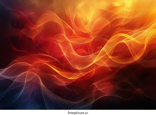 Abstract Fire Flames Background Design