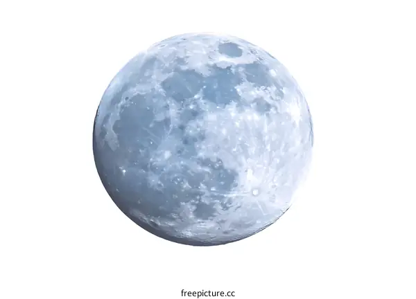 Full Moon in the Night Sky