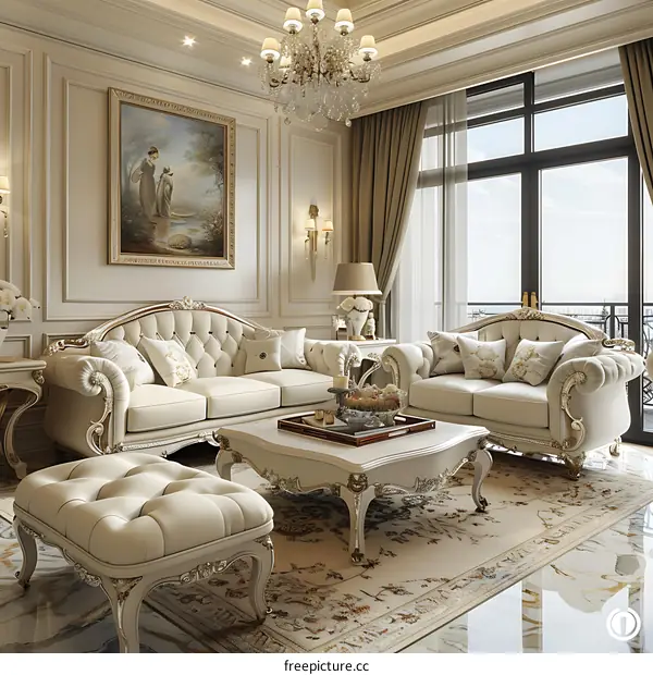 European-style living room