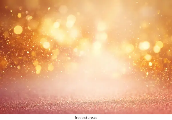 Golden and Pink Glitter Background