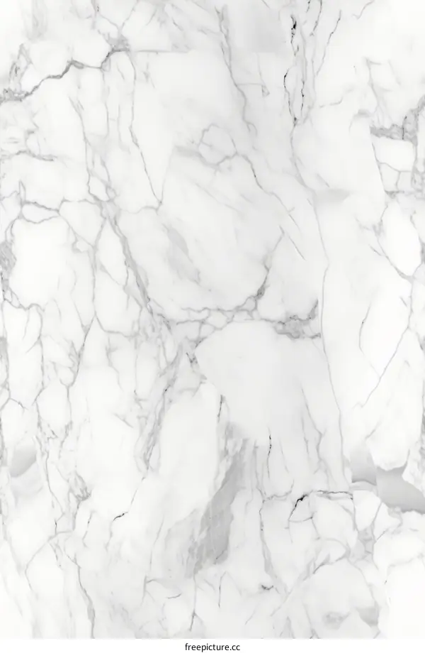 White Marble Texture Background: Seamless, High-Resolution Pattern