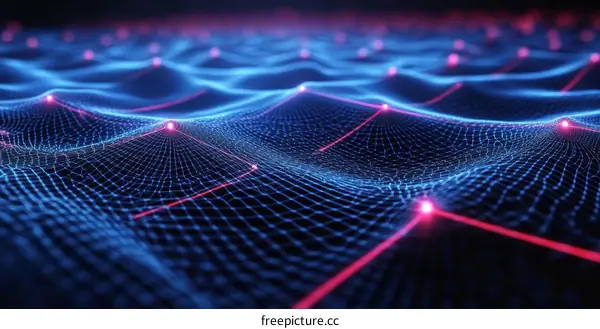 Abstract Network Waveform of Digital Connection