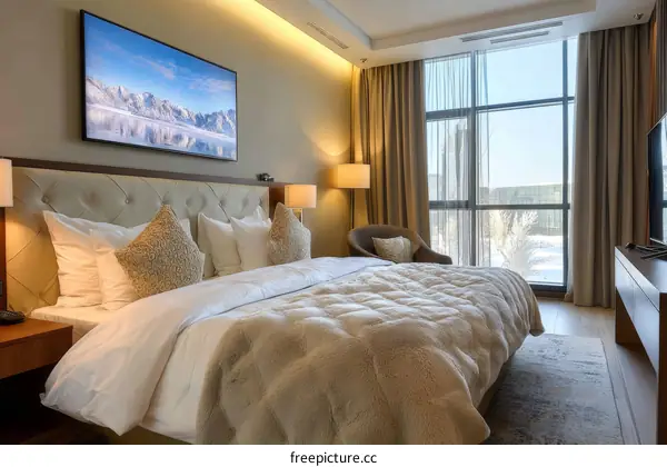 Modern Luxury Hotel Bedroom Interior Design