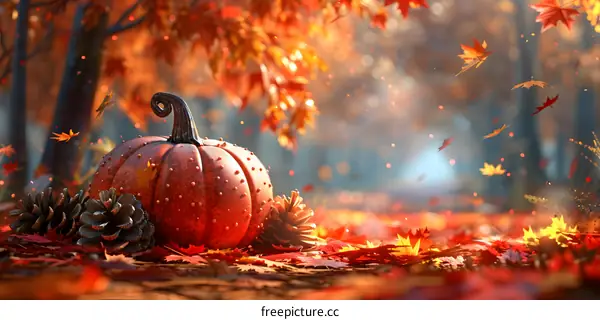 Pumpkin in Autumn