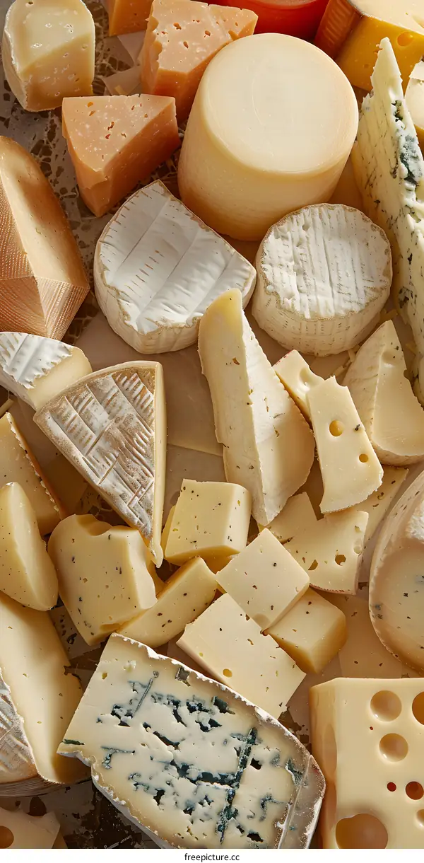 Different Types of Cheese Selection