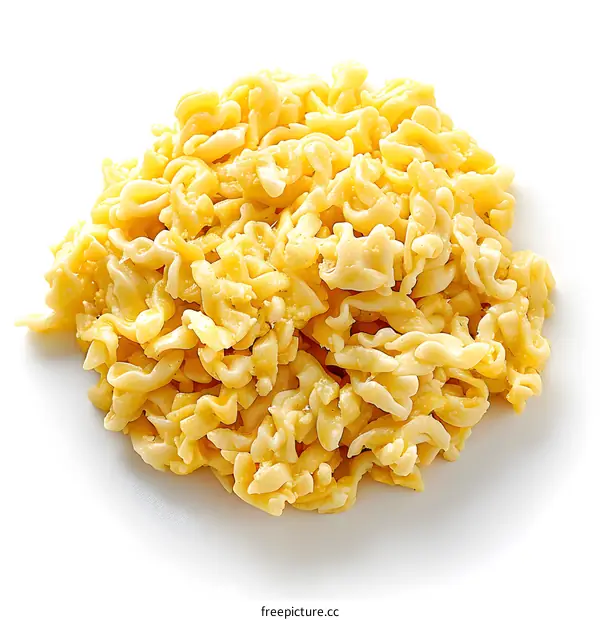a pile of spaetzle