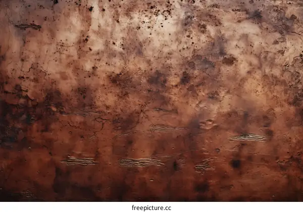 Aged Copper Plate Texture Background