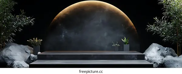 Modern Minimalist Abstract Product Display