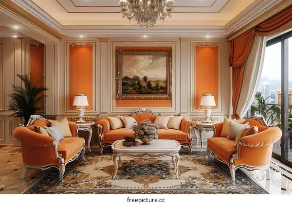 European style living room