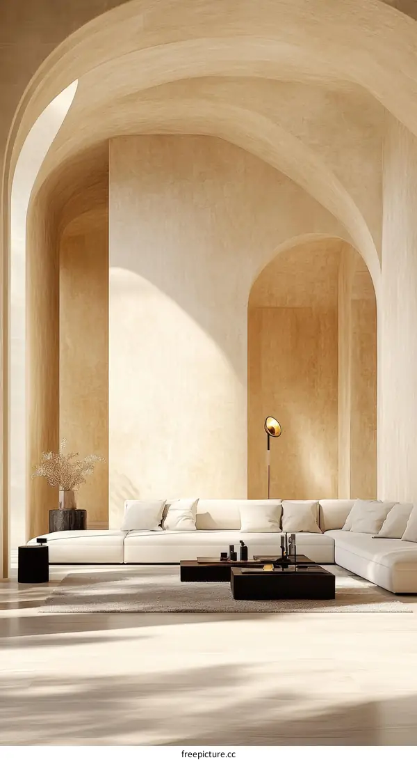 Modern Minimalist Living Room Interior Design