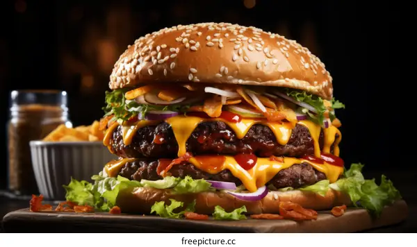Irresistible Double Cheeseburger: A Symphony of Savory Flavors