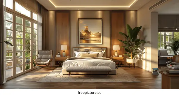 IKEA modern style bedroom renderings