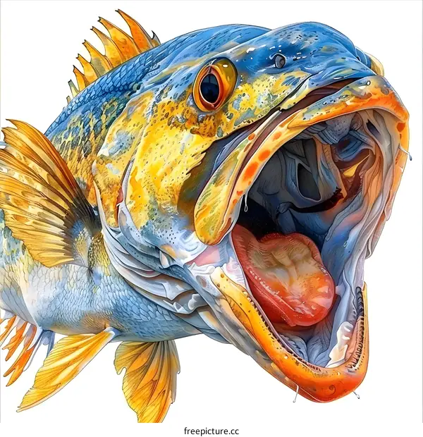 Vivid Fish Illustration