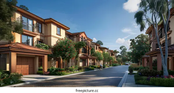 Luxury Apartment Community With Mediterranean Architecture