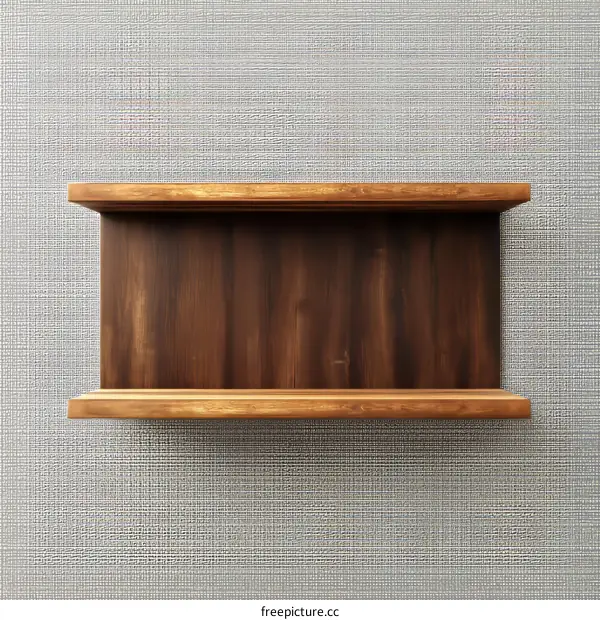 Modern Wooden Wall Shelf Display
