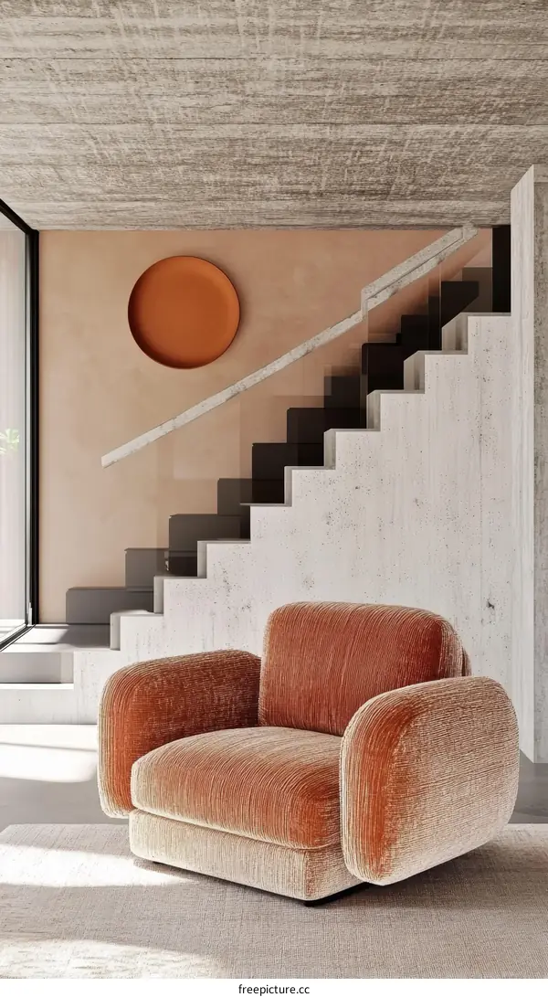 Modern Interior Design with Stylish Armchair