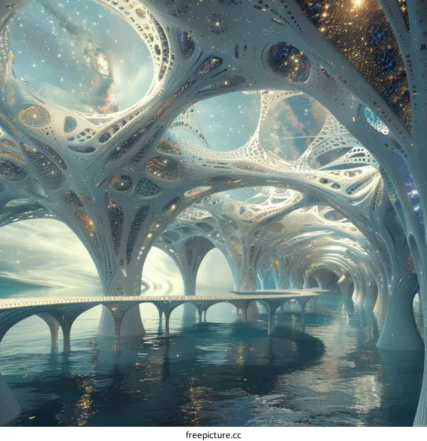 Futuristic Underwater Metropolis