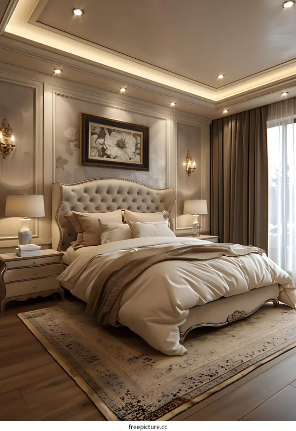 European-style bedroom