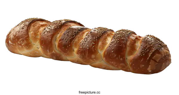 [Transparent Background PNG]Freshly baked bread isolated on white background