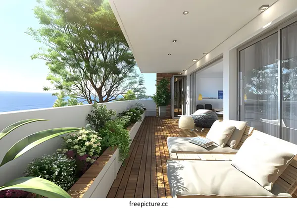 Relaxing Balcony with Ocean View